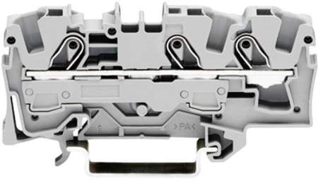 Клемма WAGO 2006-1301, 3 pin, 0.50мм² - 10мм², 800В, 41А, конф: L, (1 шт)