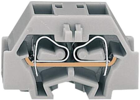 Клемма WAGO 260-331, 4 pin, 0.08мм² - 1.50мм², 400В, 18А, конф: L, (1 шт)