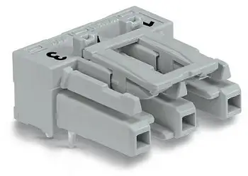 Разъем питания сети WAGO 770-843/011-000/060-000, 3 pin, 250В, 25А, (100 шт)