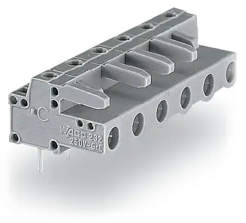 Розетка для подключения к печатной плате WAGO 232-839, 9 pin, 630В, CS: 7.50мм, (25 шт)