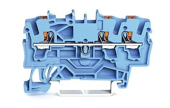 Клемма WAGO 2202-1304, 3 pin, 0.25мм² - 4мм², 800В, 24А, (100 шт)