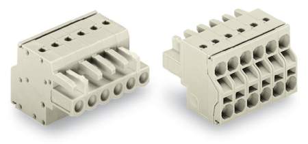 Розетка для подключения кабеля WAGO 721-2105/026-045, 5 pin, 0.2мм² - 2.5мм², 320В, 16А, CS: 5мм, (100 шт)