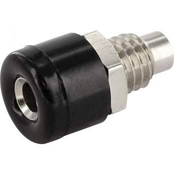 Лабораторное гнездо econ connect HOBSW, Ø-контакта: 2.6 мм, черный : 1 шт.