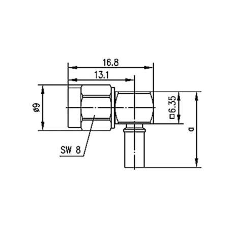 J01150R0021, Telegärtner - SMA-обратный-разъем, 50 Ом : 1 шт.