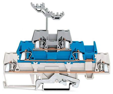 Трехуровневая клемма WAGO 280-558, 6 pin, 0.08мм² - 2.50мм², 500В, 20А, (40 шт)