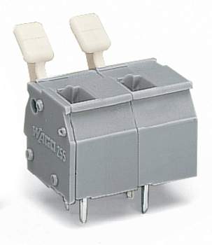 Быстроразъемная клемма WAGO 255-602/333-000, 2 pin, 0.08мм² - 2.50мм², 1000В, CS: 10мм;10.16мм, (200 шт)