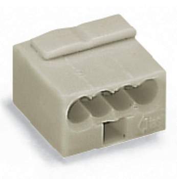 Клеммник WAGO 243-314, 4 pin, 0.28мм² - 0.5мм², 150В, 6А, (400 шт)