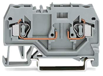 Клемма WAGO 281-916, 2 pin, 0.08мм² - 4мм², 400В, 10А, конф: L, (50 шт)