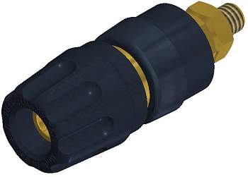 930103700, SKS-HIRSCHMANN PKI 10 A Au - Полюсный зажим 35 A, черный : 1 шт.