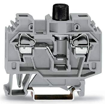Клемма предохранителя WAGO 282-122, 2 pin, 0.20мм² - 6мм², 500В, 10А, конф: L, (40 шт)