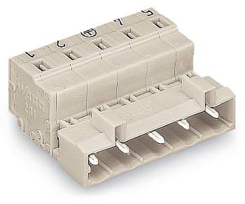 Штифтовая планка WAGO 723-612, 12 pin, 0.08мм² - 2.50мм², 630В, 12А, CS: 7.50мм, (25 шт)