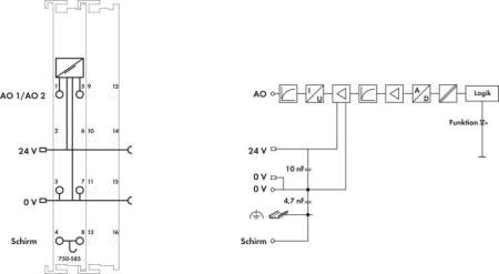 Выходная плата ПЛК WAGO 750-585 