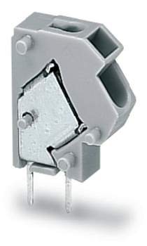 Быстроразъемная клемма WAGO 254-451, 1 pin, 0.50мм² - 2.50мм², 320В, CS: 5мм;5.08мм, (500 шт)