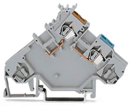 Клемма бесконтактного переключателя WAGO 280-564, 2 pin, 0.08мм² - 2.50мм², 400В, 20А, конф: L, (10 шт)