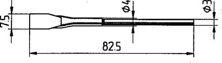 Наконечник для распайки Ersa 0452FDLF075 