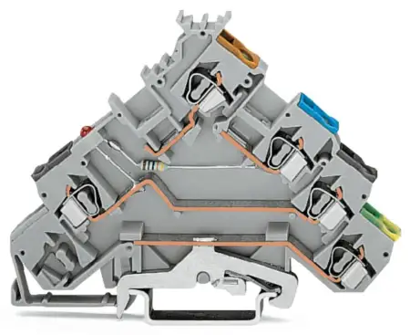 Клемма бесконтактного переключателя WAGO 280-570/281-434, 5 pin, 0.08мм² - 2.50мм², 24В, 20А, конф: L, (50 шт)