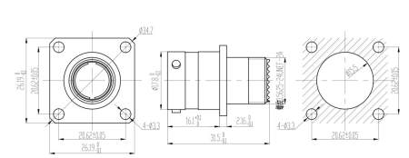 Разъем Weillen WLES25-9501-0370 (Аналог Amphenol MIL-DTL-38999K (Серия MS))
