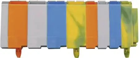 Клемма WAGO 264-321, 2 pin, 0.08мм² - 2.50мм², 800В, 24А, конф: L, (1 шт)