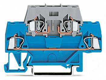 Двухуровневая клемма WAGO 280-531, 4 pin, 0.08мм² - 2.50мм², 400В, 10А, (50 шт)