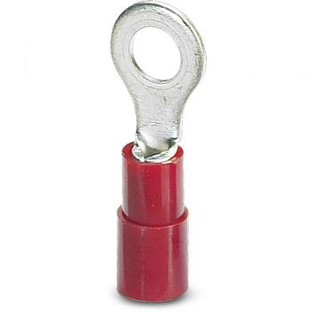 Наконечник кольцевой 1.5 мм² Ø=3.7 мм, красный, PHOENIX CONTACT 3240017 : 100 шт.