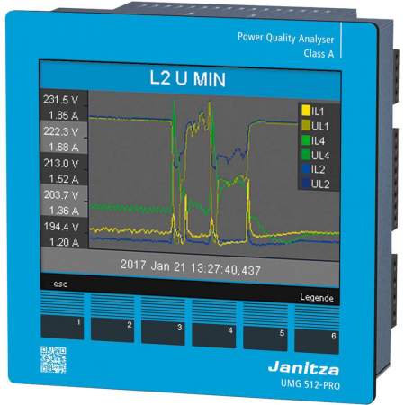 Анализатор качества электроэнергии Janitza 5217011 Janitza Electronic
