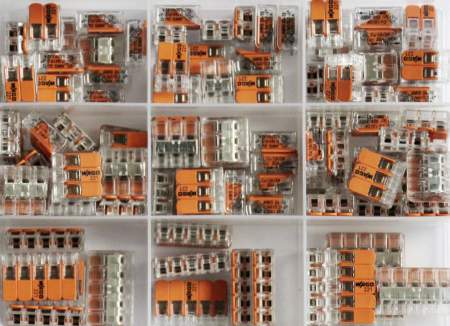 Соеденительня клемма (набор) WAGO WA-741-644, 0.14мм² - 4мм², (105 шт)
