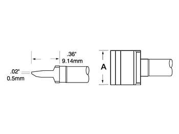 Картридж-наконечник Metcal SMC-7BL0005S 