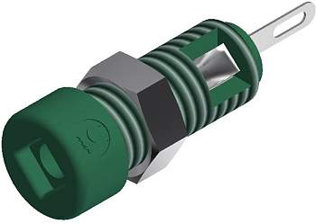 935980170, SKS-HIRSCHMANN CO MBI 1 - Лабораторное гнездо, Ø-контакта: 2 мм, зеленый : 1 шт.