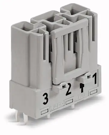 Разъем питания сети WAGO 770-853/060-000, 3 pin, 250В, 25А, (100 шт)