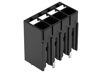 Клемма для печатной платы WAGO 2086-1124/300-000, 4 pin, 0.14мм² - 1.50мм², 630В, 17.5А, CS: 3.50мм, (1 шт)