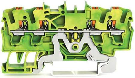 PG клемма WAGO 2202-1407, 4 pin, 0.25мм² - 4мм², 24А, (100 шт)