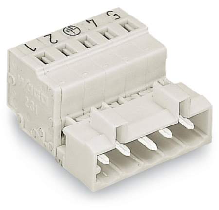 Штифтовая планка WAGO 721-615/018-000, 15 pin, 0.08мм² - 2.50мм², 320В, 12А, CS: 5мм, (25 шт)