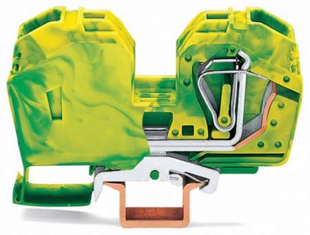 PG клемма WAGO 285-637, 2 pin, 6мм² - 35мм², 125А, конф: Terre, (15 шт)