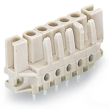 Розетка для подключения к печатной плате WAGO 722-135/047-000, 5 pin, 250В, 15А, CS: 5мм, (50 шт)