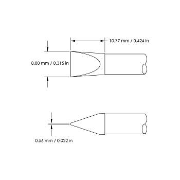 Картридж-наконечник Metcal HCV-9CH0080S 