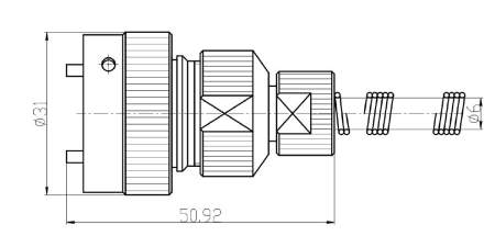 Разъем Weillen WLES25-9501-0384 (Аналог Amphenol MIL-DTL-38999K (Серия D38999))