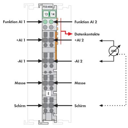 Плата ввода ПЛК WAGO 753-456 