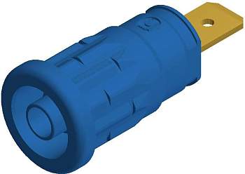 972362102, SKS-HIRSCHMANN SEP 2620 F6,3 - Лабораторное гнездо, Ø-контакта: 4 мм, синий : 1 шт.