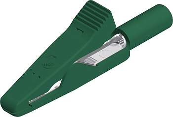 Зажимная клемма SKS Hirschmann 930319104, MA 2 VA, Ø 2мм, 60В, 6А, зеленый, (1 шт)