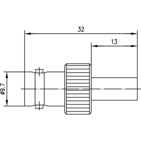 J01003A1353, Telegärtner - BNC-разъем, 75 Ом : 1 шт.