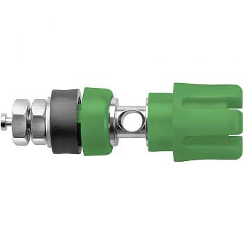 POL 1994 NI / GN, Schützinger - Полюсной зажим, Ø-контакта: 4 мм, зелёный : 1 шт.