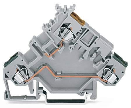 Клемма привода WAGO 280-555, 3 pin, 0.08мм² - 2.50мм², 400В, 20А, конф: L, (50 шт)