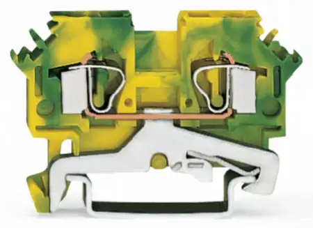 PG клемма WAGO 281-607, 2 pin, 0.08мм² - 4мм², конф: Terre, (50 шт)