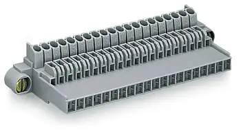 Розетка для подключения кабеля WAGO 246-131, 10 pin, 0.08мм² - 2.5мм², 630В, (30 шт)