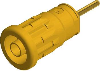972363103, SKS-HIRSCHMANN SEP 2630 S1,9 - Лабораторное гнездо, Ø-контакта: 4 мм, желтый : 1 шт.