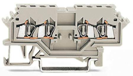 Клемма WAGO 279-989, 4 pin, 0.20мм² - 1.50мм², 550В, 15А, конф: L, (100 шт)
