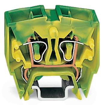 PG клемма WAGO 264-727/999-950, 4 pin, 0.50мм² - 2.50мм², 24А, конф: Terre, (100 шт)