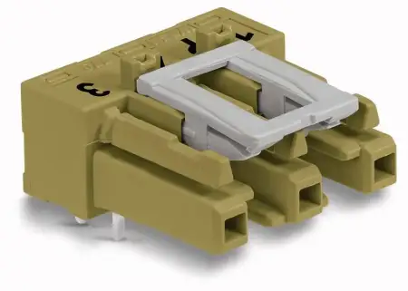 Разъем питания сети WAGO 770-863/011-000/073-000, 3 pin, 250В, 25А, (100 шт)