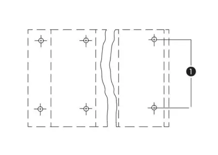 Двухуровневая клемма WAGO 736-704, 8 pin, 0.08мм² - 2.50мм², 1000В, CS: 10мм, (49 шт)