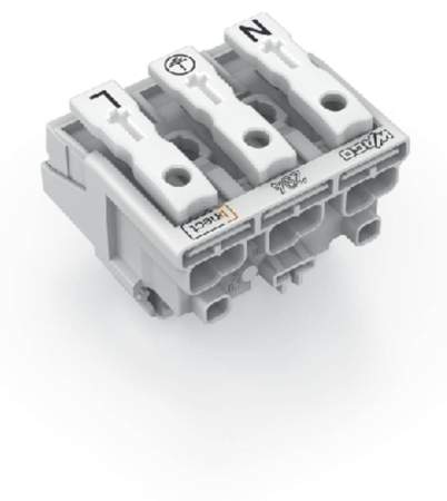 Разъем питания сети WAGO 294-8013, 3 pin, 0.5мм² - 2.5мм², 24А, (500 шт)